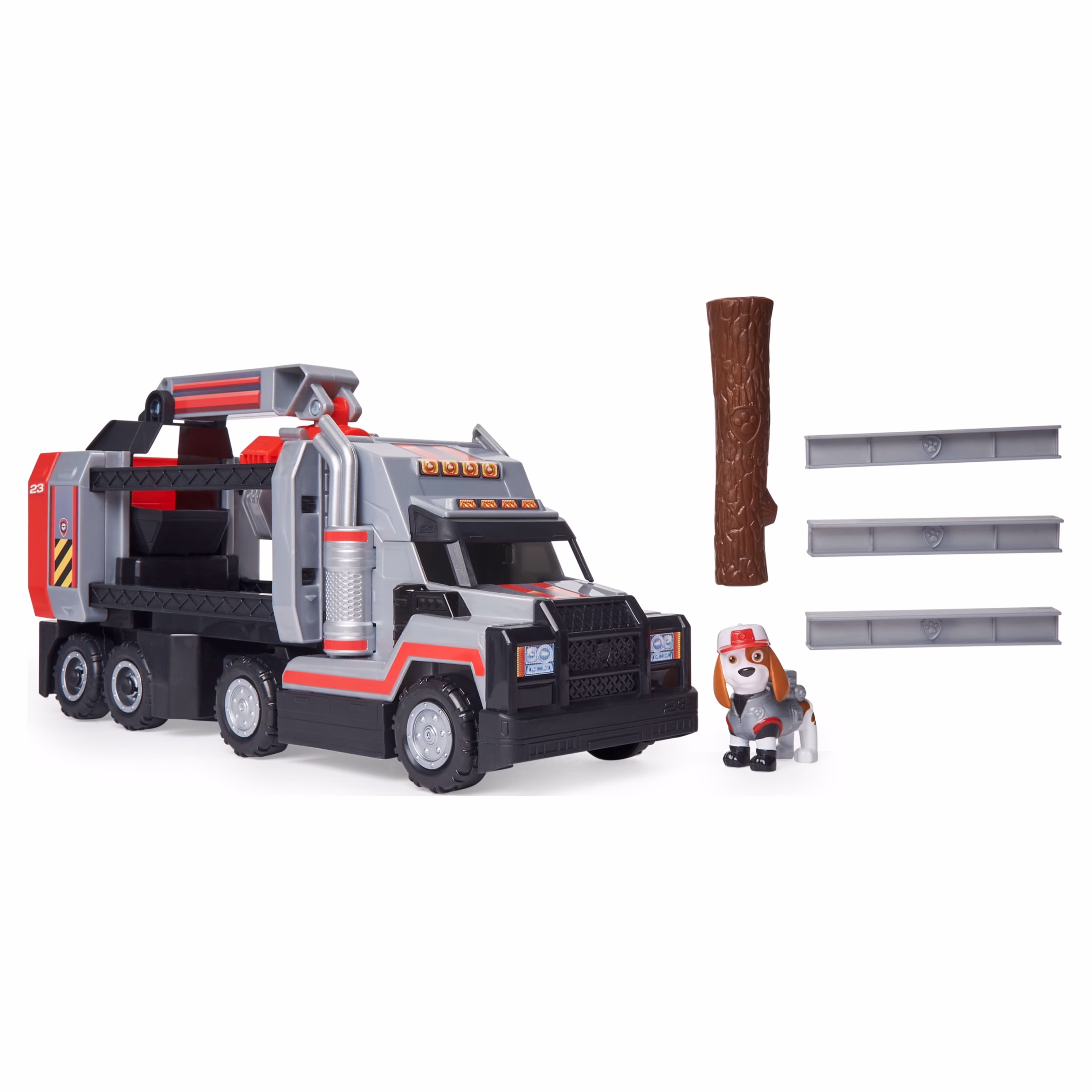 PAW Patrol, Al’s Deluxe Big Truck Toy with Moveable Claw Arm and Accessories