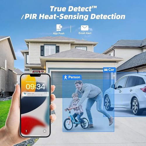 Swann 4K Ultra HD Security Camera System,16 Channel DVR with 2TB HDD, 12 Indoor/Outdoor Wired Cameras, 24/7 Home Surveillance, Color Night Vision, IP66, PIR Thermal, Flashing LEDs & Sirens,16558012RL