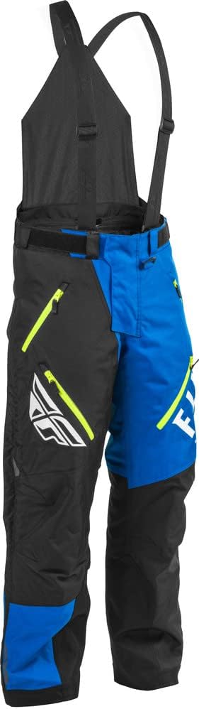 Fly Racing SNX Pro Snowmobile Pant Bib (Black, X-Large)