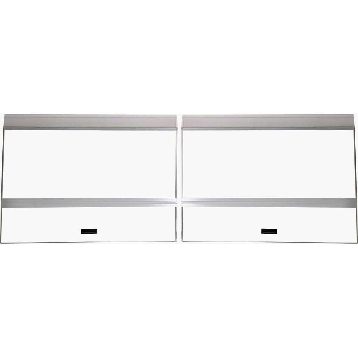 H2Pro Glass canopy 2 Piece Set for Aqueon All Glass 7590110 gallon 48x18 Aquarium Fish Tank - Pet Supplies online store
