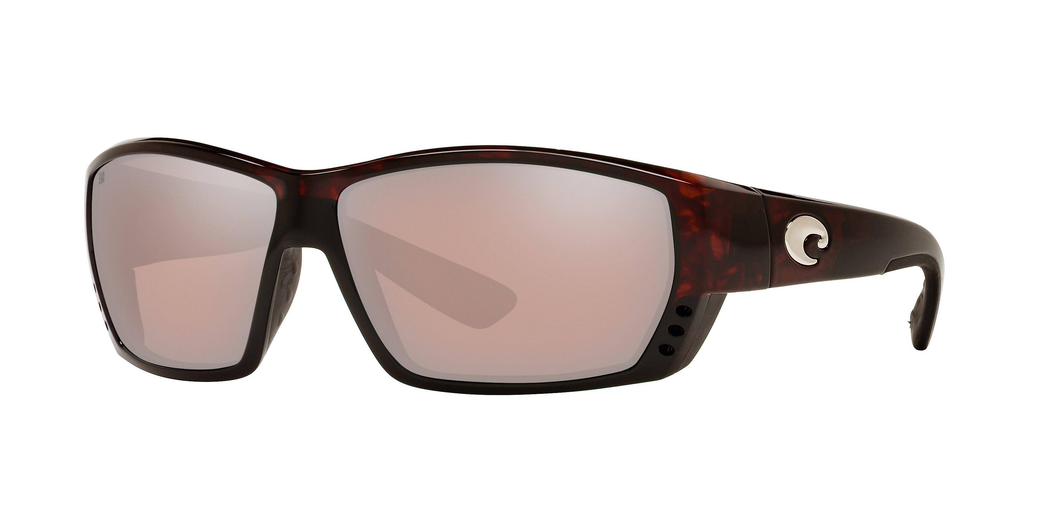 Costa Del Mar Tuna Alley TA 10gf Tortoise Global Fit Sunglasses Silver Lens 580G