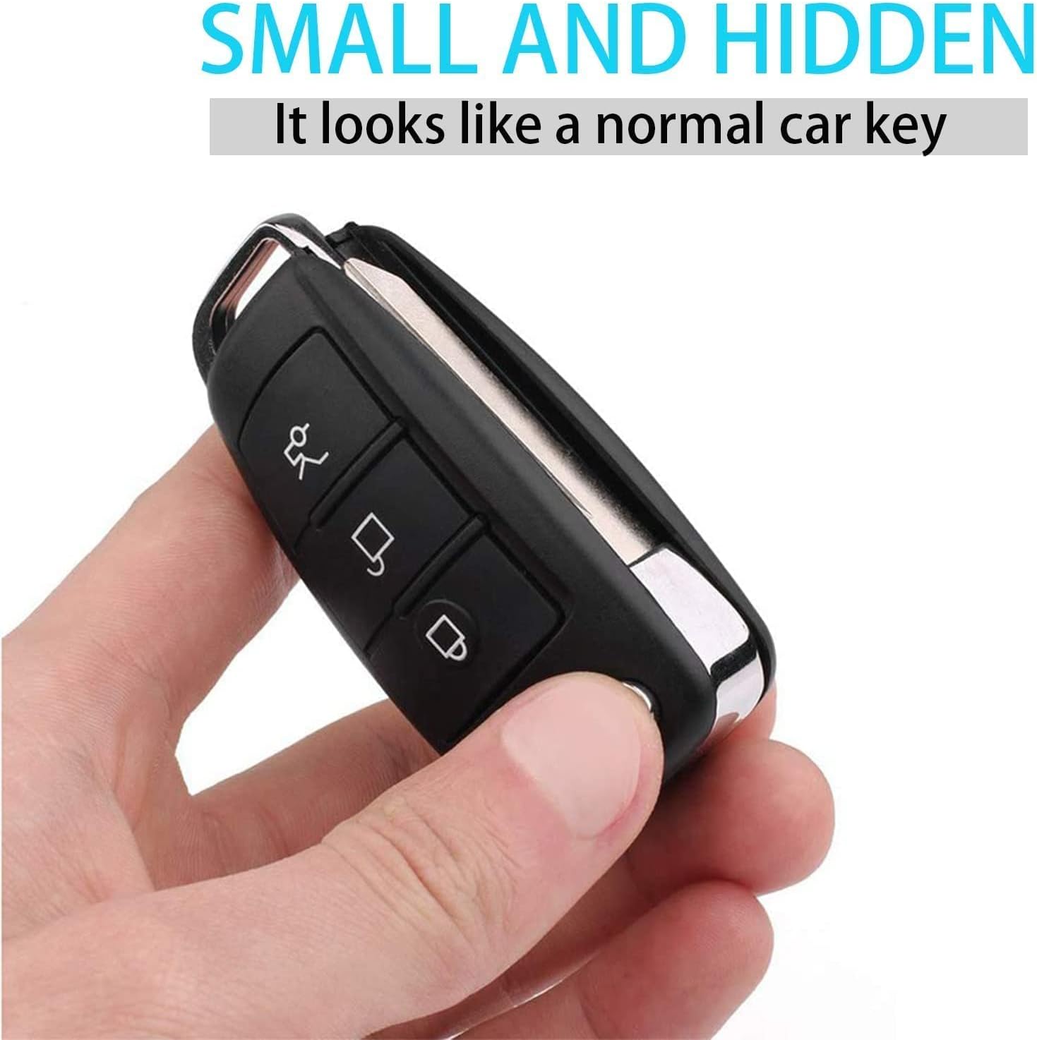 Buloge 32g Car Key Spy Camera ,Hidden Camera with IR Night Vision Motion Detection, Spy Camera Hidden Camera with HD 1080P , Image 2560X1920, Nanny cam, Surveillance & Security Cameras for Dating Pack of 2
