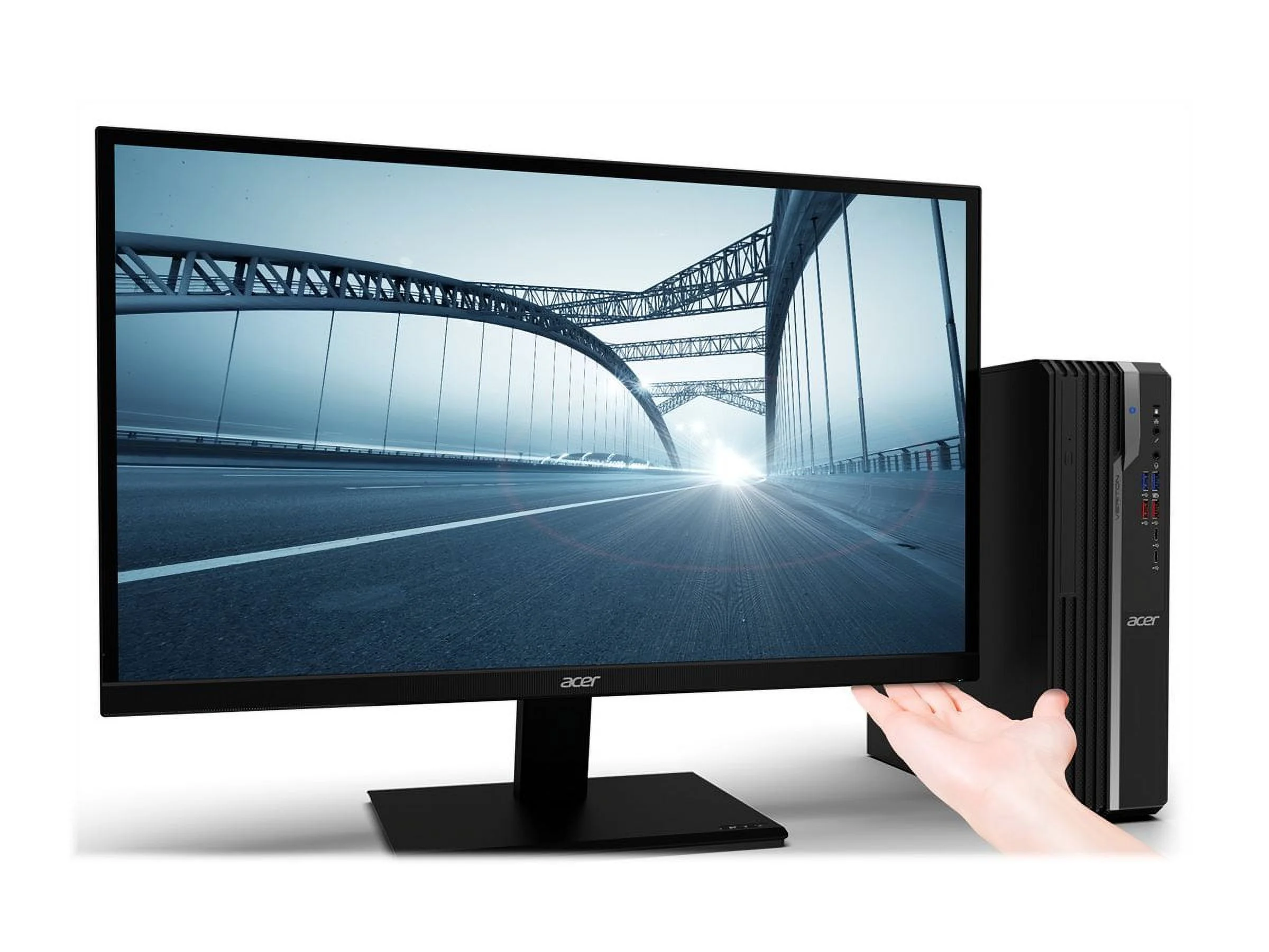 Acer Veriton X4665G VX4665G-I797H2 Desktop Computer, Intel Core i7 9th Gen i7-9700 Octa-core (8 Core) 3 GHz, 16 GB RAM DDR4 SDRAM, 1 TB HDD
