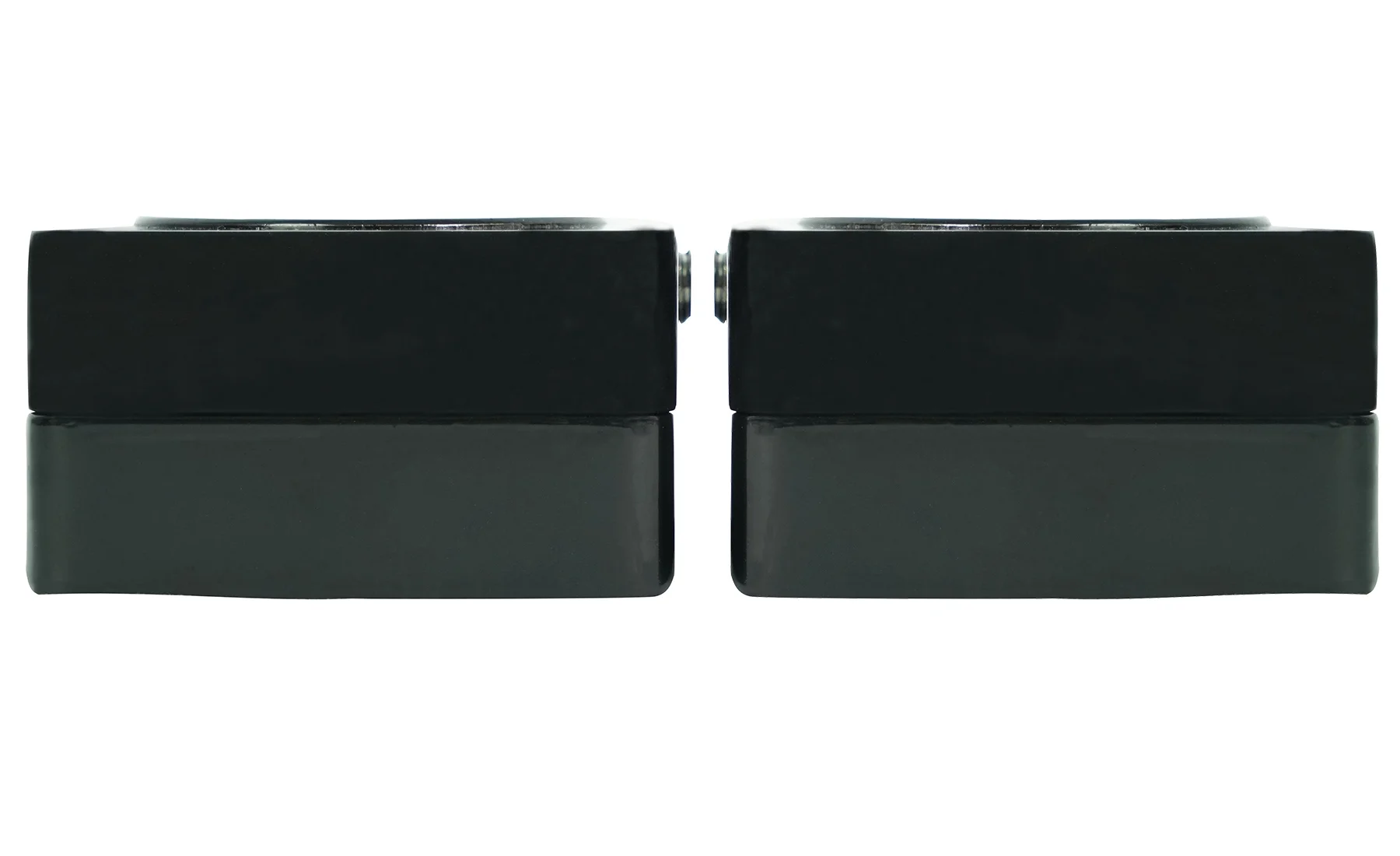 (2) Rockville 5.25" 360° Swivel Black Aluminum Surface Mount Boat Speakers