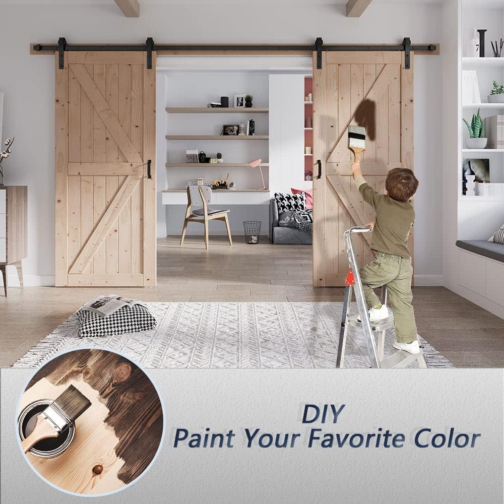 36 Double Barn Door with Hardware Included (72 barn Door)