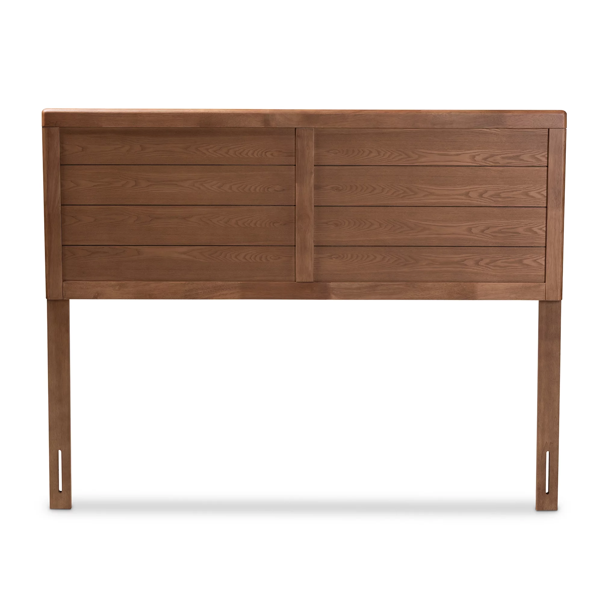 Baxton Studio Seren Mid-Century Modern Walnut Brown Finished Wood Full Size Headboard,Wholesale Interiors