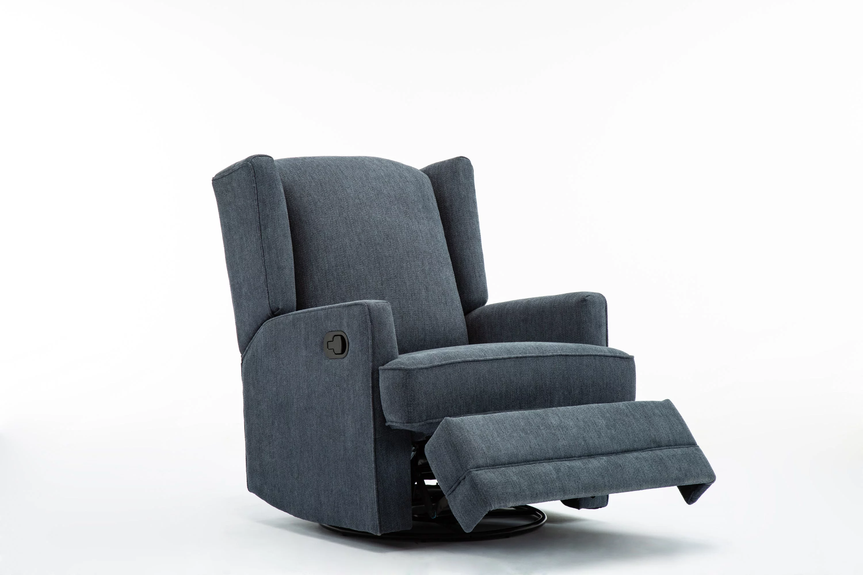 Smithfield Wingback Swivel Glider Recliner - Blue