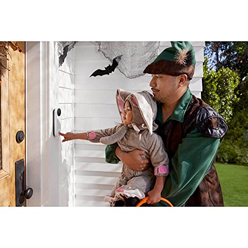 Google Nest Doorbell (Wired, 2nd Gen) - Wired Video Doorbell Camera - Doorbell Security Camera - Snow