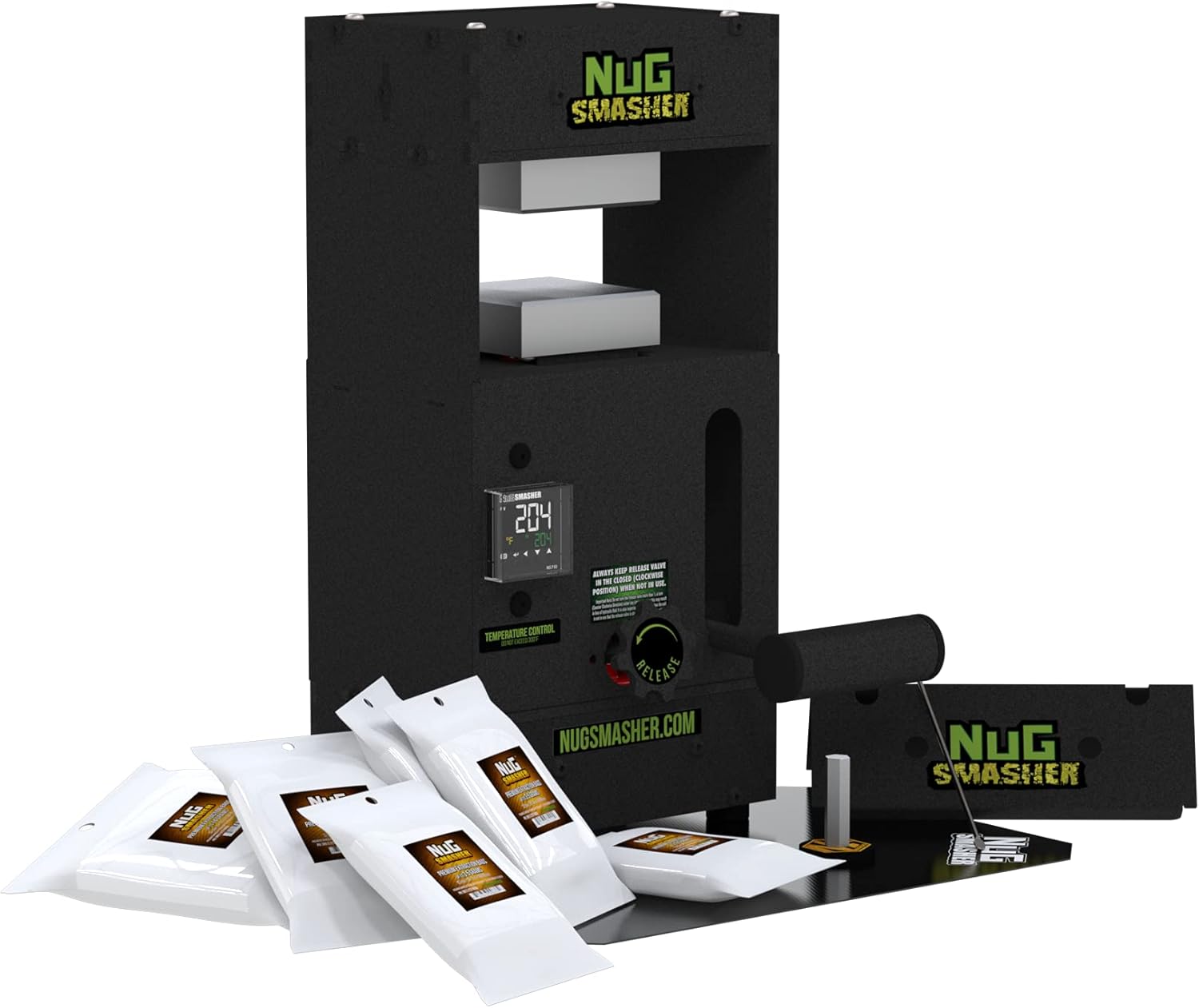 NS OG Basic Bundle Includes: OG, (7) Packs of Premium Press Bags, Silicone Mat, Magnet, and a Everything Tool."Rosin Made Simple"