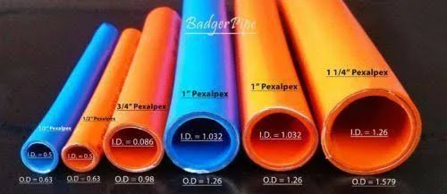 60 ft of Commercial Grade EZ Lay Three Wrap Insulated 1x22 PEX Al PEX Tubing