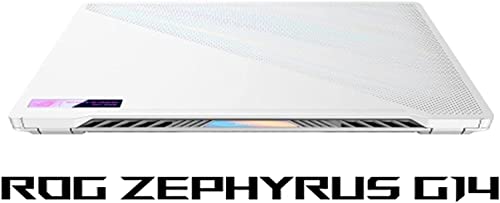 Asus ROG Zephyrus G14 VR Ready Gaming Laptop, 14" 144Hz Full HD IPS Display, 8 Cores AMD Ryzen 9 5900HS,NVIDIA GeForce RTX 3060, Moonlight White-Tikbot Accessories (16GB RAM |1TB PCIe SSD)