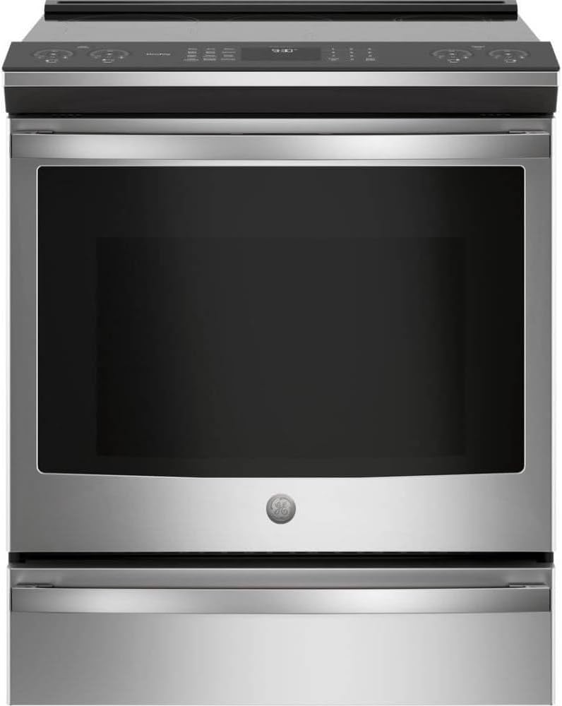 GE Profile PHS930YPFS 30 Smart Slide In Electric Front Control Induction and Convection Range with 5.3 cu. ft. Capacity Glide Touch Controls Wi-Fi Connect Stainless Steel