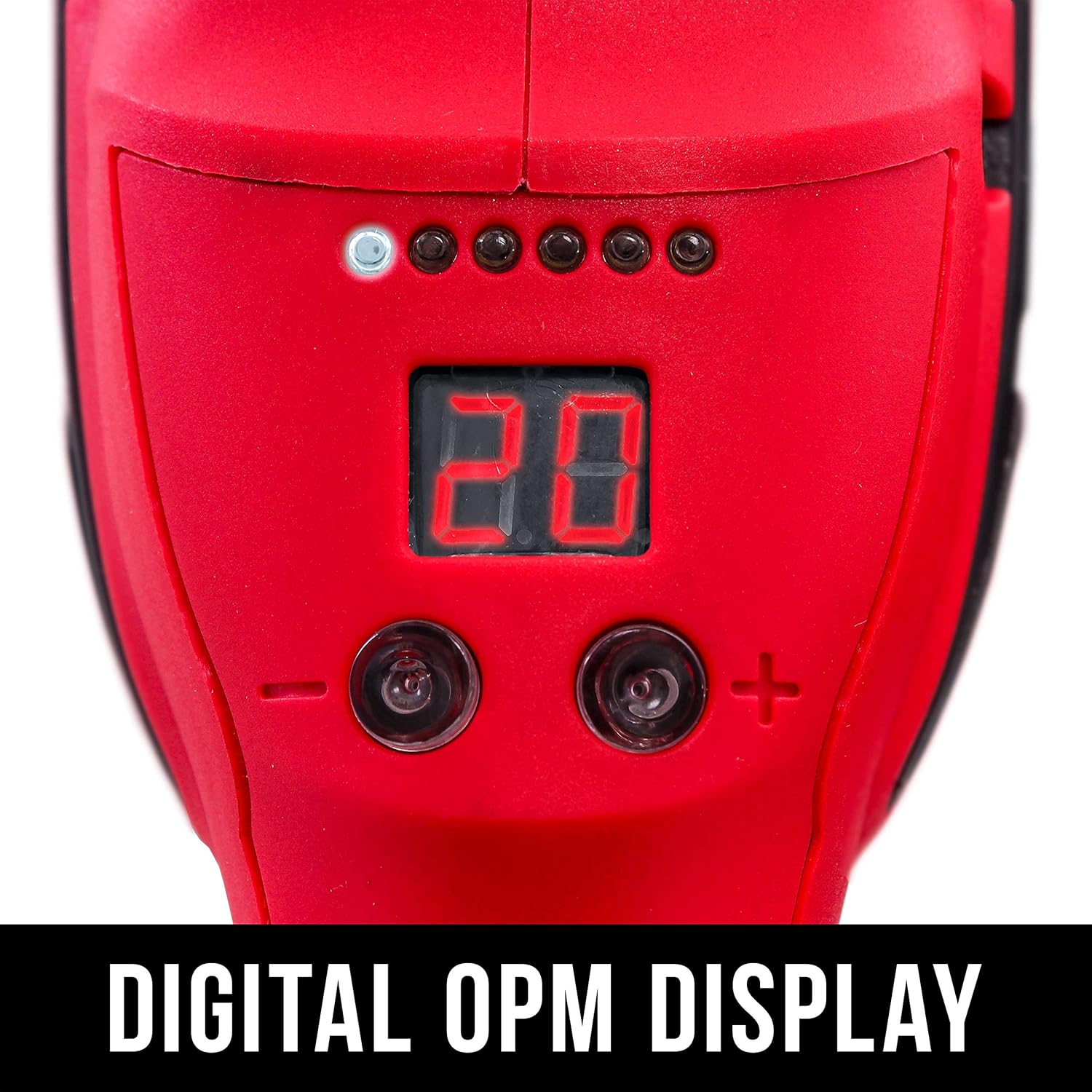TCP Global Heavy Duty 6 Variable Speed Random Orbit Dual-Action Polisher, Digital OPM Display - Professional High Performance Buffer, Powerful 8 Amps 950 Watts - Buff, Polish, Detail Car Auto Paint