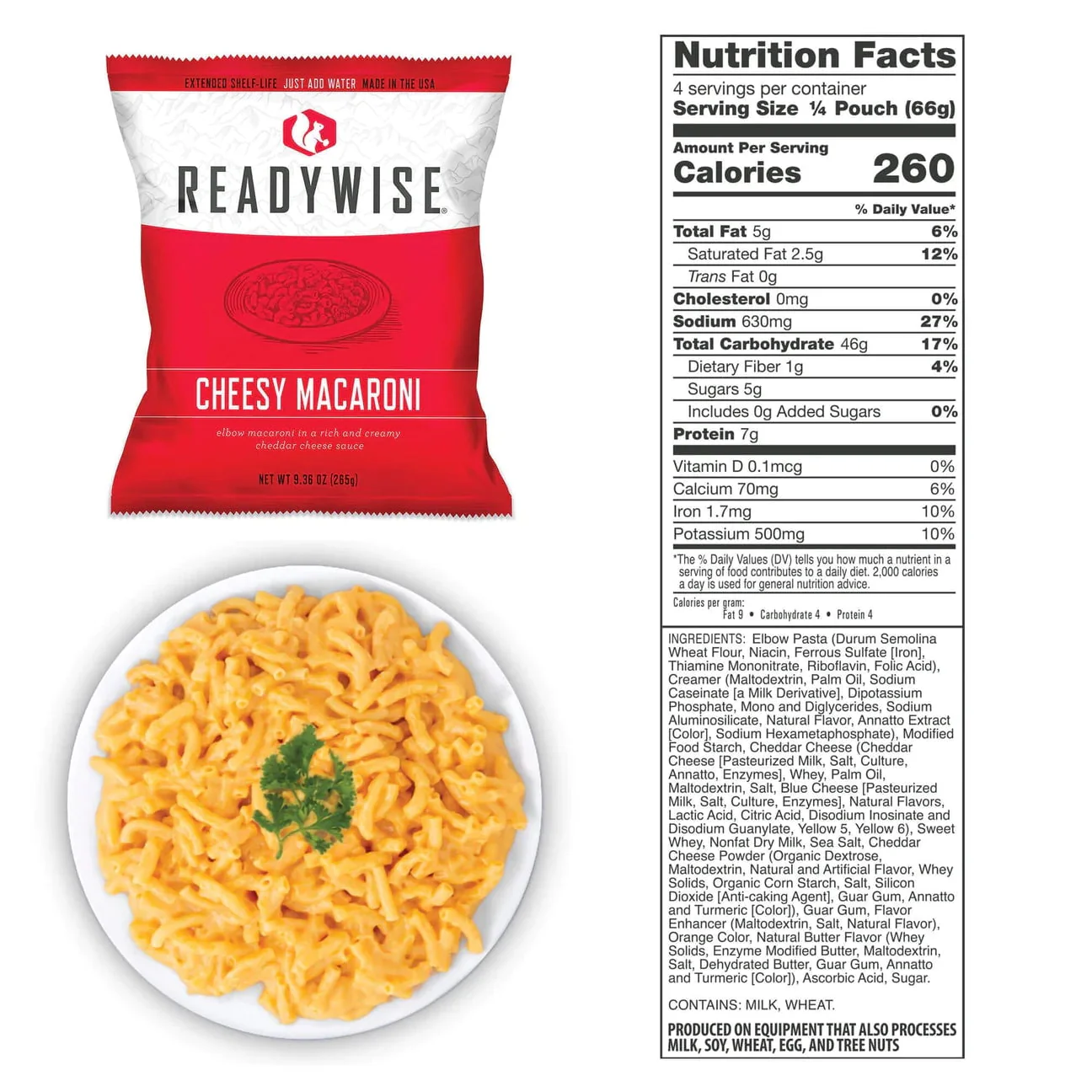ReadyWise 100 Serving Emergency Food Supply Bucket