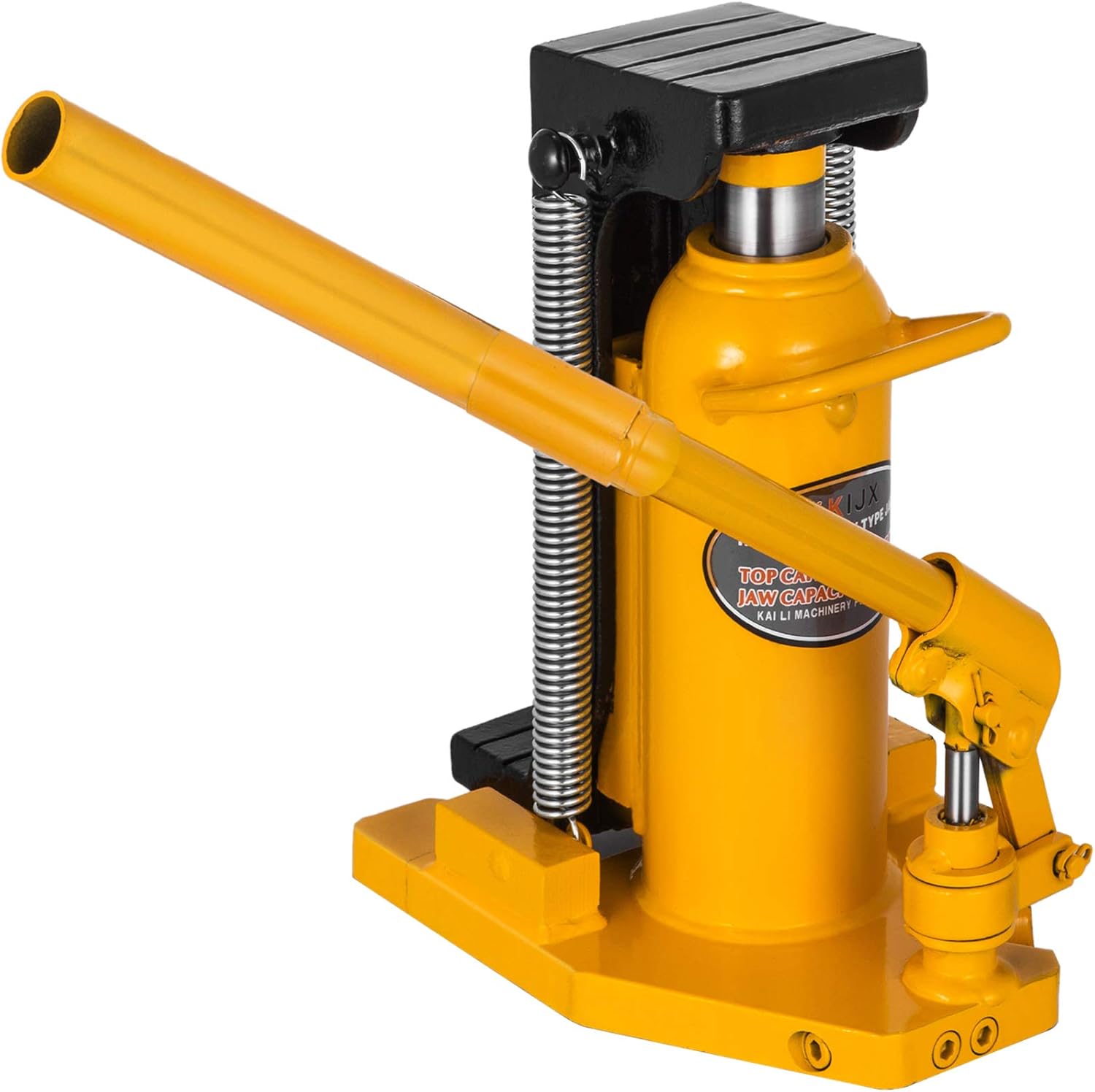 Mophorn Toe Jack Lift Hydraulic Machine Toe Jack Lift Air Hydraulic Toe Jack Proprietary Heat-Treated Steel (10-20Ton Yellow)