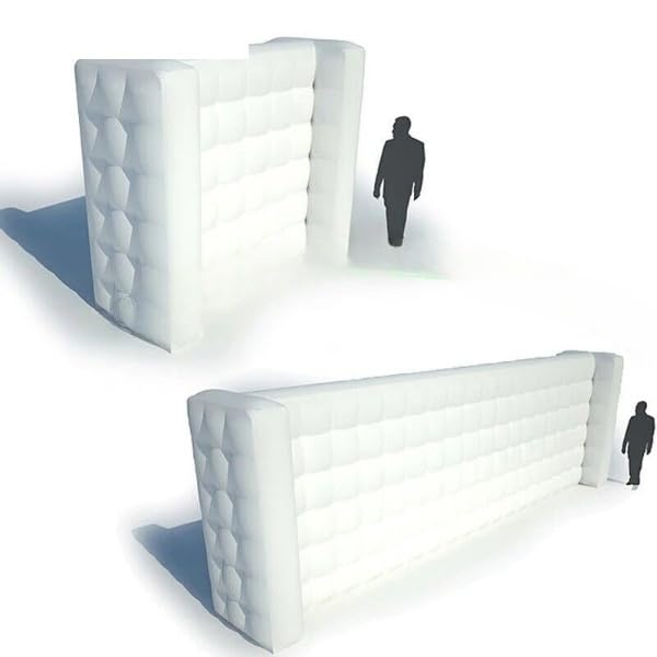Inflatable Wall Partition Room Divider Event Conference Office Exhibition Giant (13 FT (Length)), White