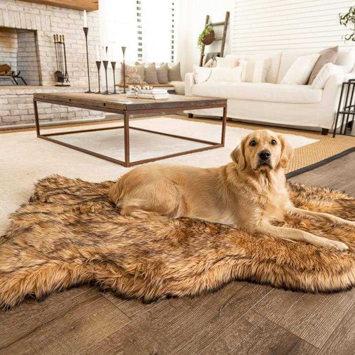 Paw PupRug Faux Fur Orthopedic Dog Bed - Pet Supplies online store