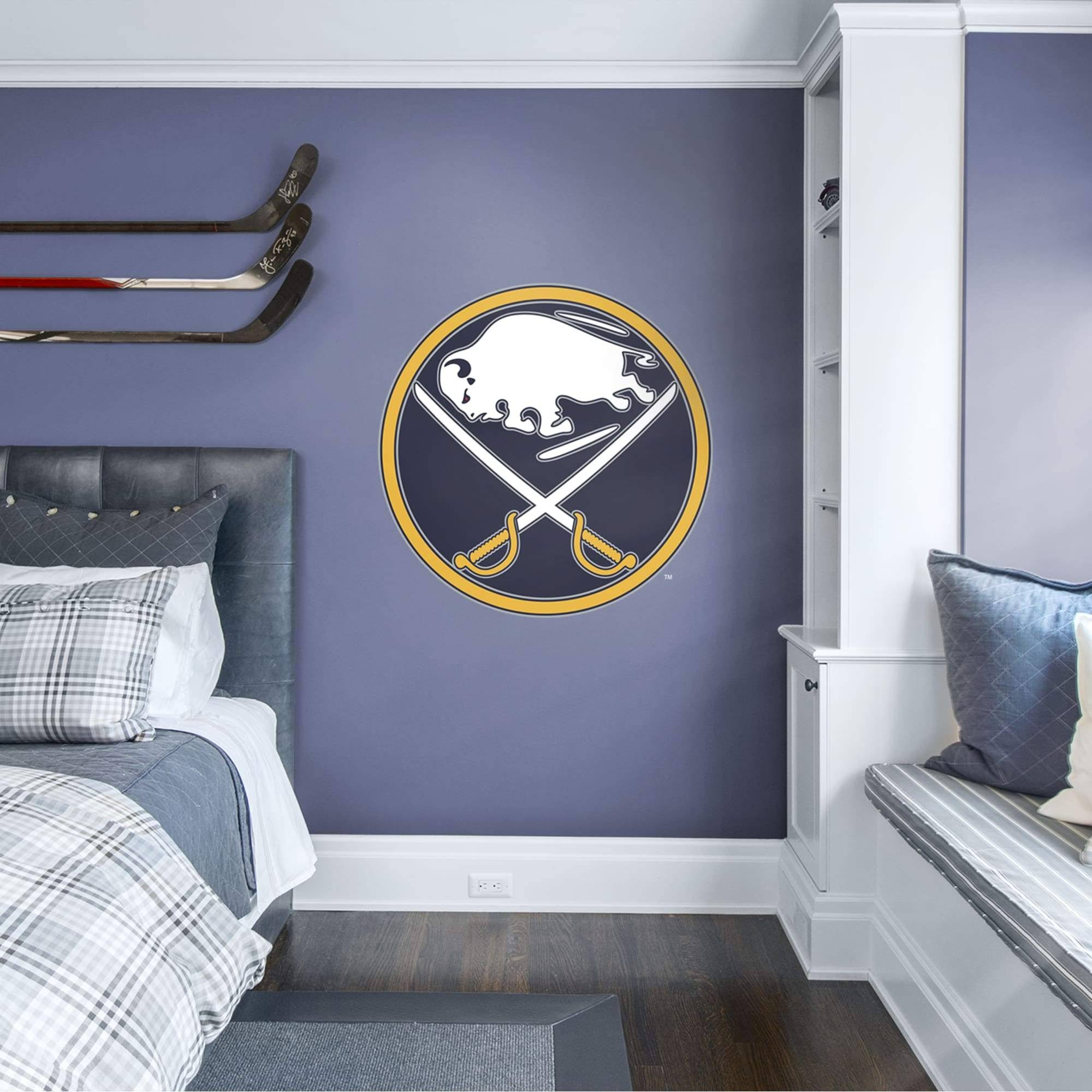 Fathead NHL Buffalo Sabres Logo Wall Decal - 64-64349