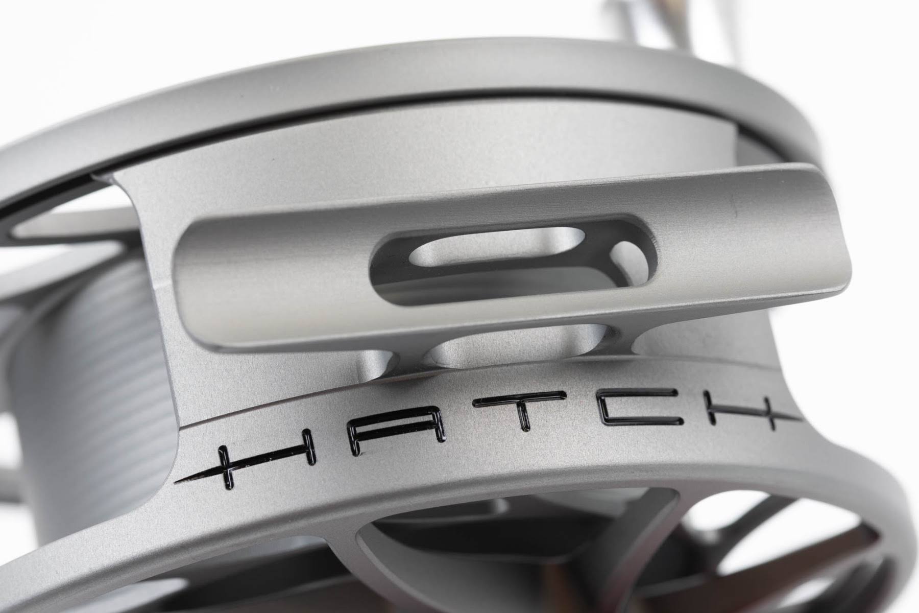 Hatch 11 Plus Gen 2 Finatic Fly Reel - Large Arbor - Gray/Black