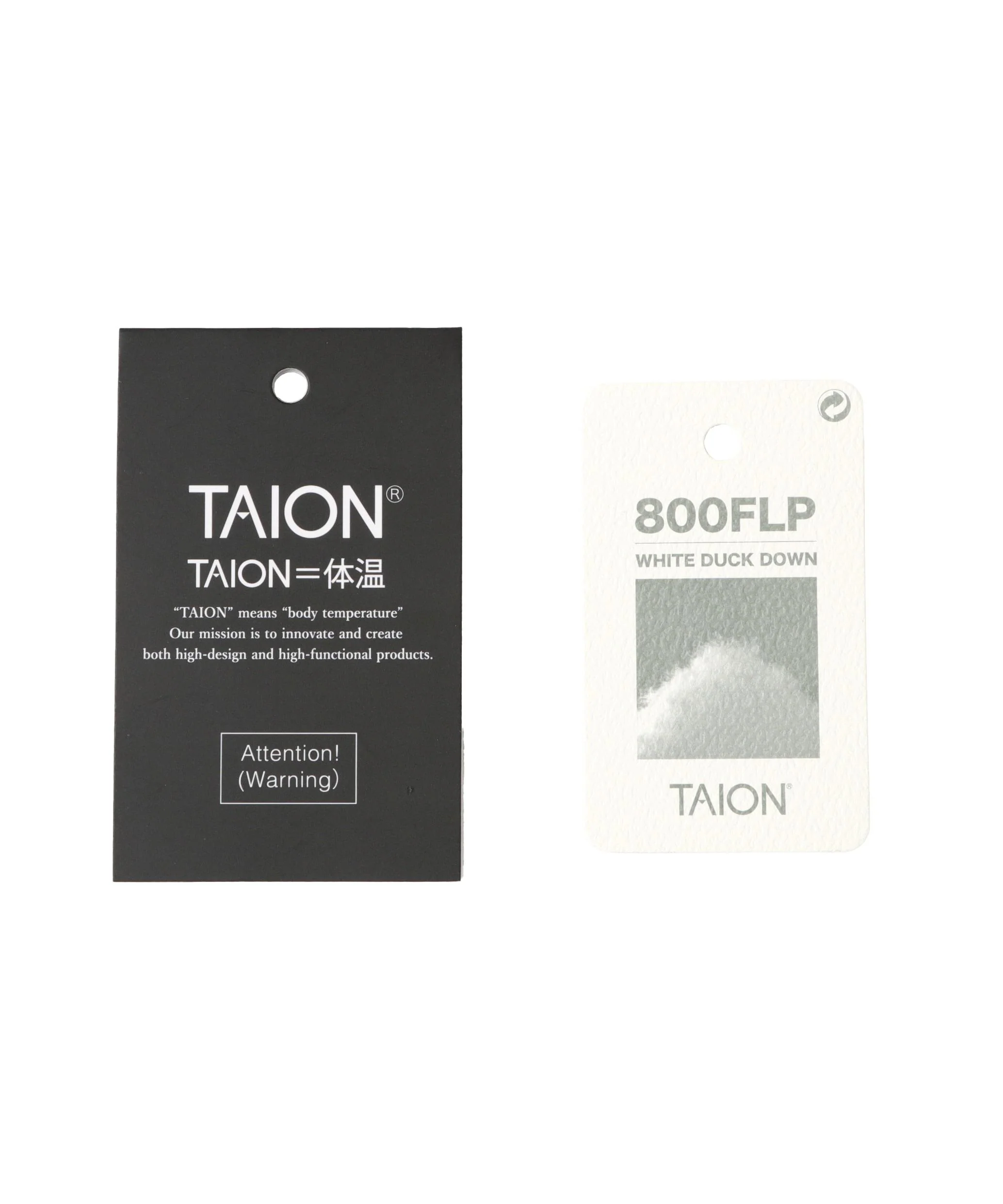 TAION/タイオン/TAION CITY CREW NECK DOWN JACKET