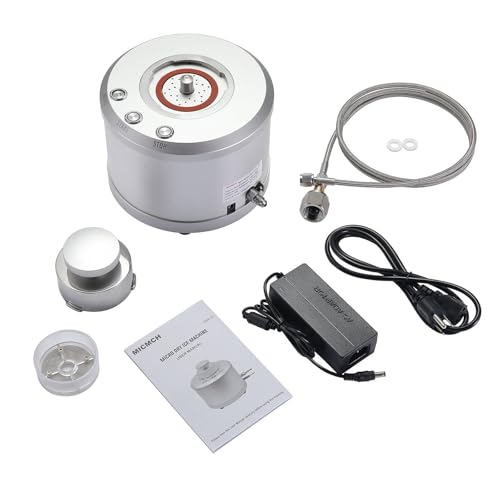 Dry Ice Machine Mini Dry Ice Maker Micro Dry Ice Machine Dry ice Block Smoke for Food Preserving Meats Preserving Seafood Tissue Preservation chill Beer or Wine