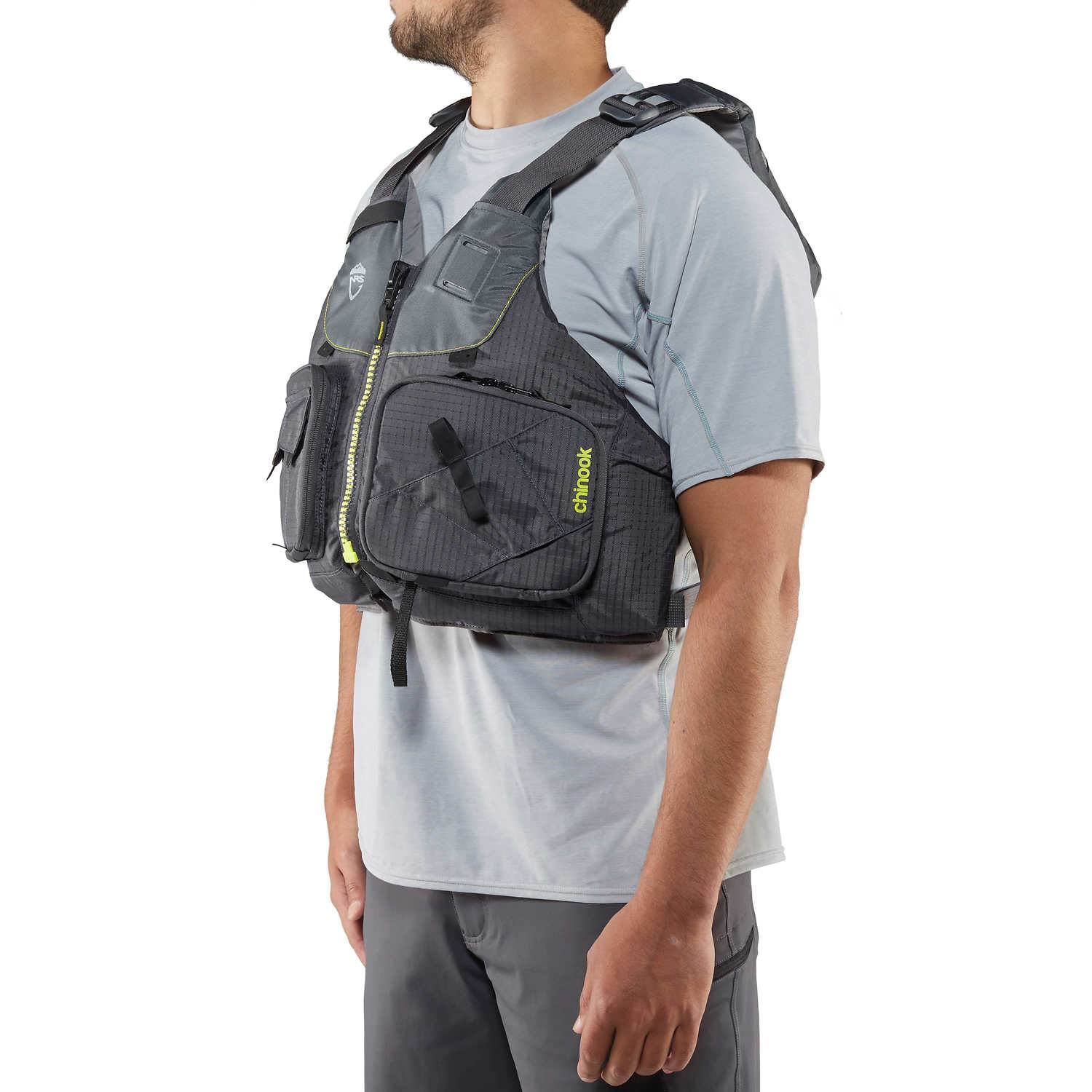 NRS - Chinook Fishing PFD Xs-M / Charcoal