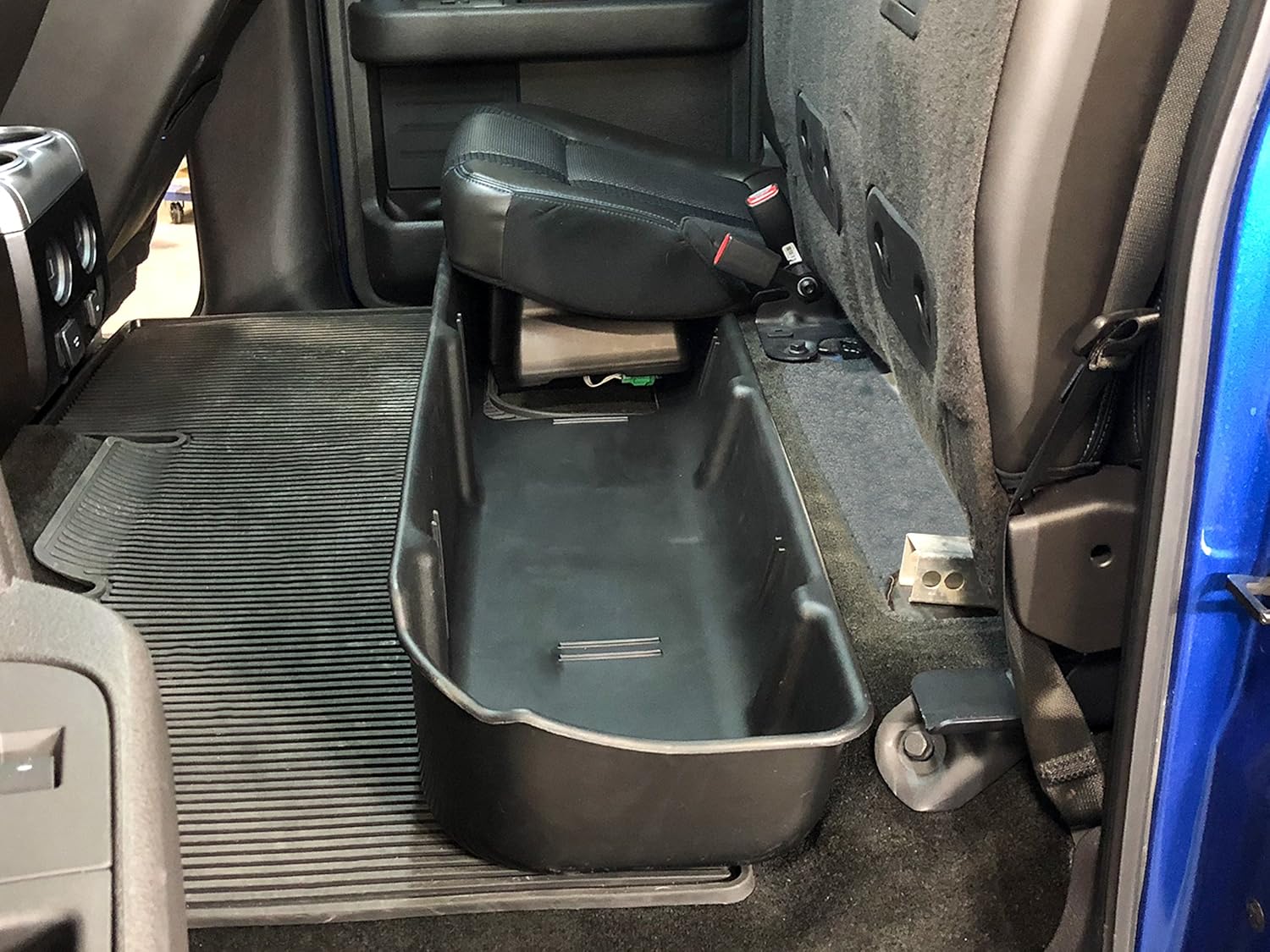 Red Hound Auto Under Seat Storage Box Compatible with F150 Ford F-150 SuperCrew Crew Cab 2009-2014 Underseat System (Only fits SuperCrew Cab, Will not fit Vehicles with OEM subwoofers)