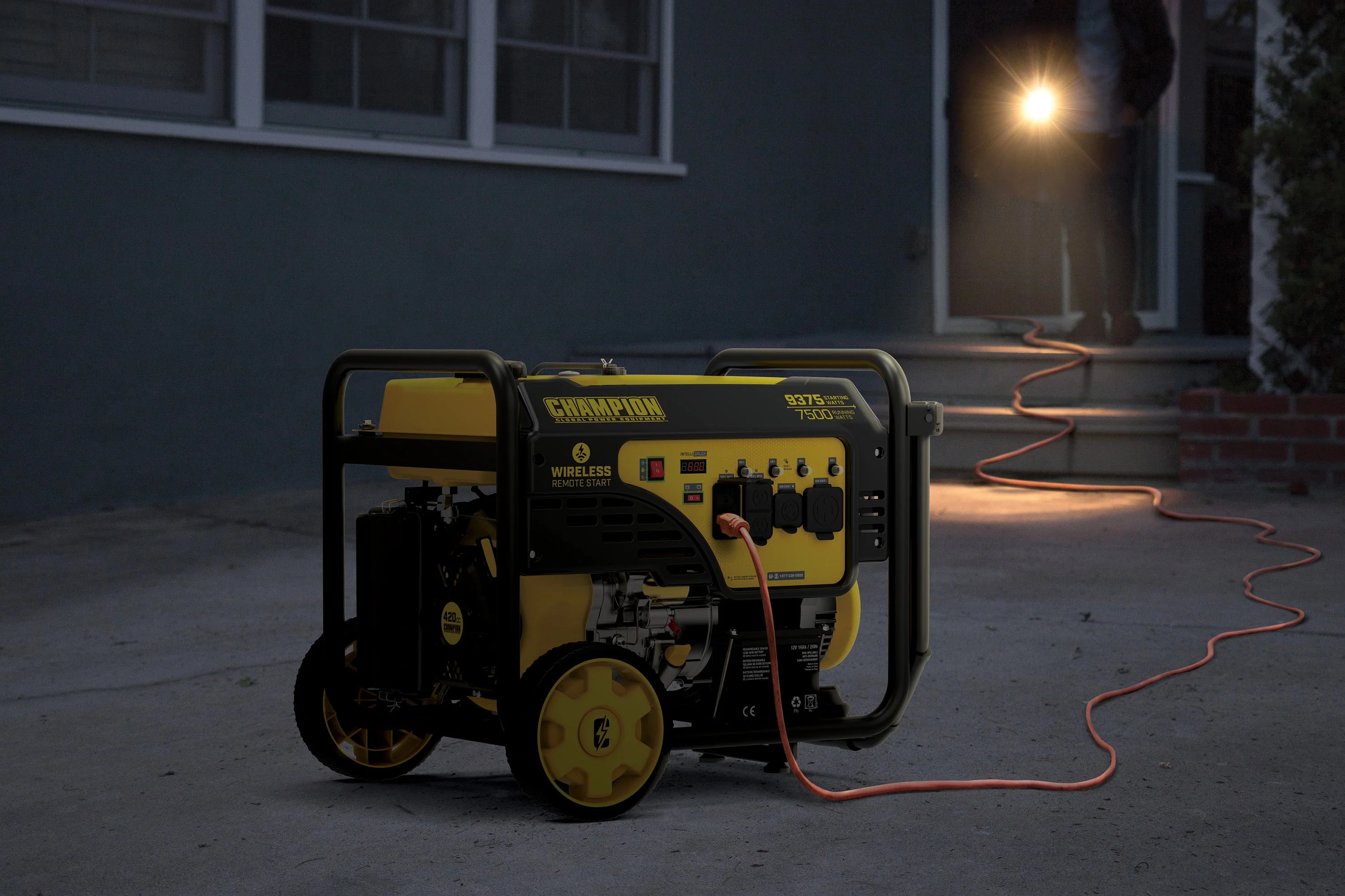 Champion Power Equipment 9375/7500 Watts Portable Generator with Wireless Remote Start