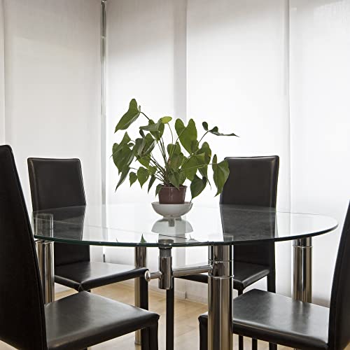 39" Inch Round Glass Table Top 1/2" Thick Tempered Beveled Edge by Fab Glass and Mirror