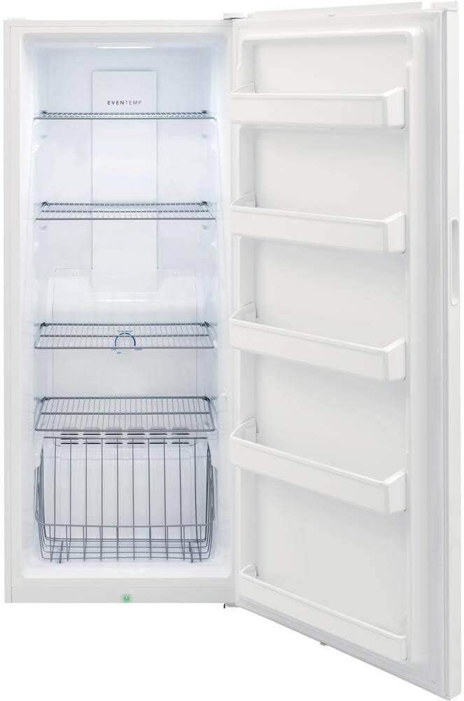 Frigidaire FFFU13F2VW 28 Inch White Freestanding Upright Counter Depth Freezer