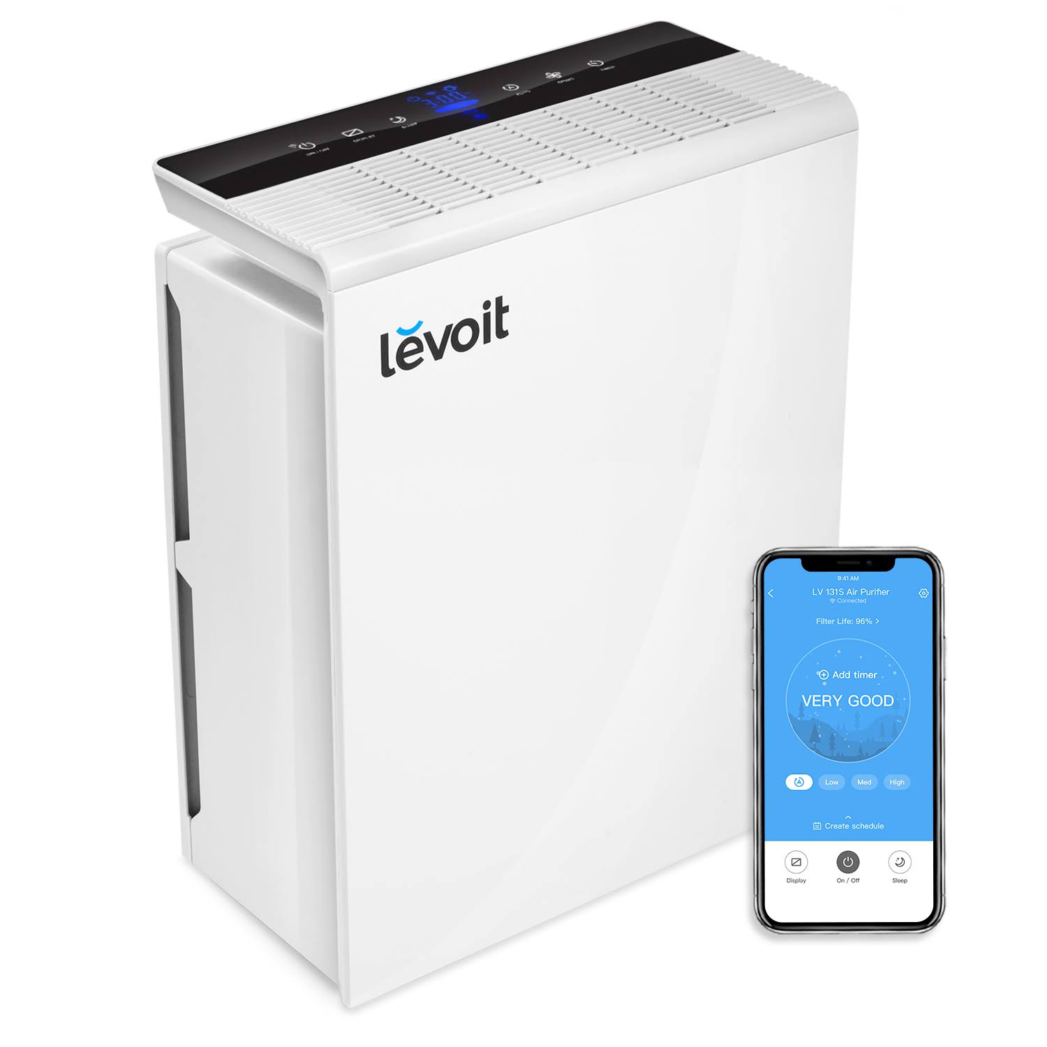 Levoit Smart WiFi Air Purifier for Home Large Room with True HEPA Filter (3C)