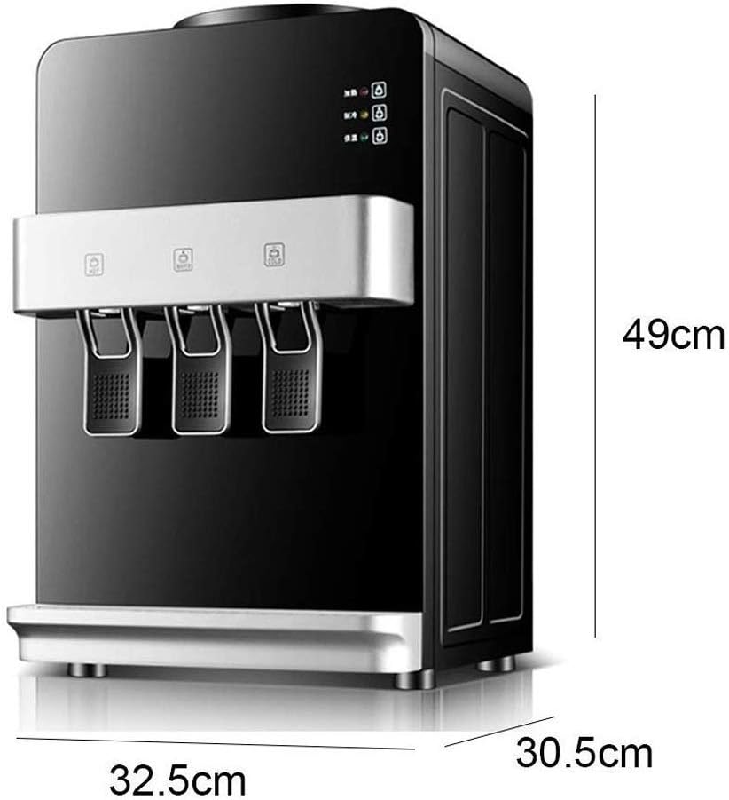 Countertop Self Cleaning Bottleless Water Cooler Water Dispenser - Hot & Cold Water Home Smart Water Machine Office Mini Drinker Metal Side Panels