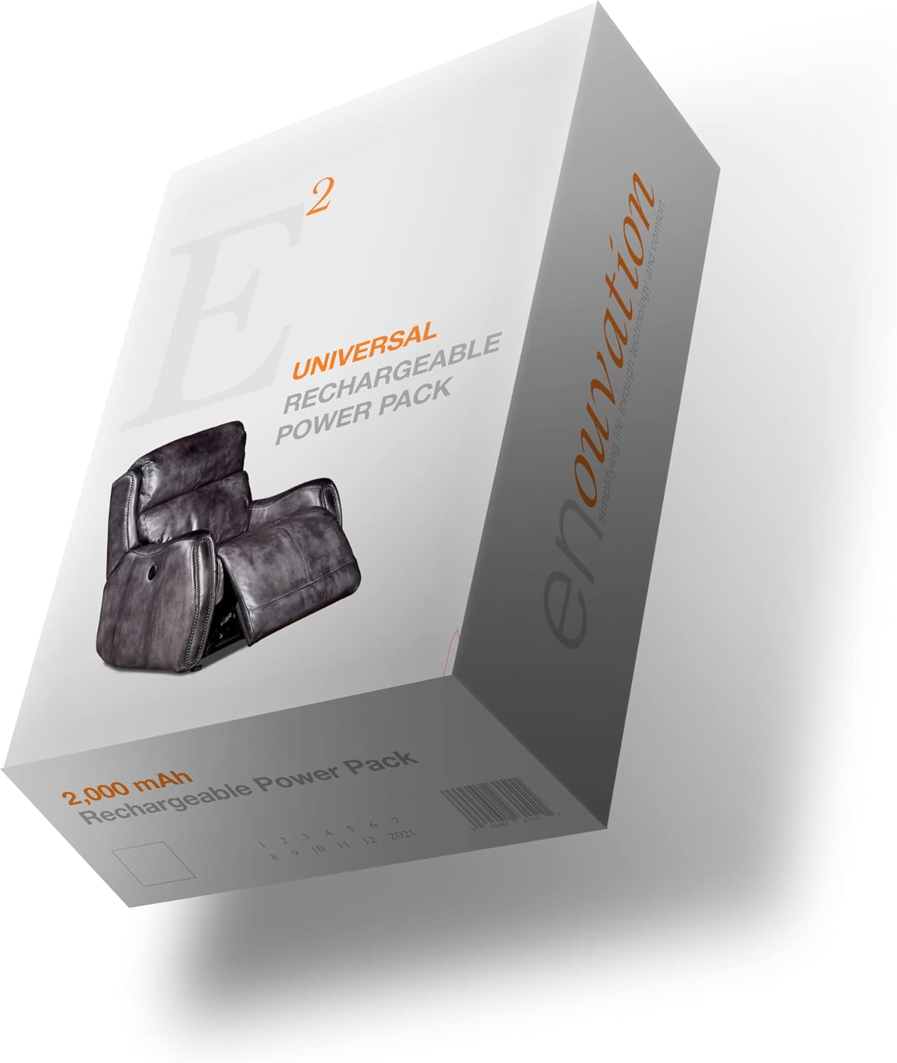 E2 Power Pack- 2000mAh Rechargeable Lithium Ion Battery Supply for Power Motion Recliners
