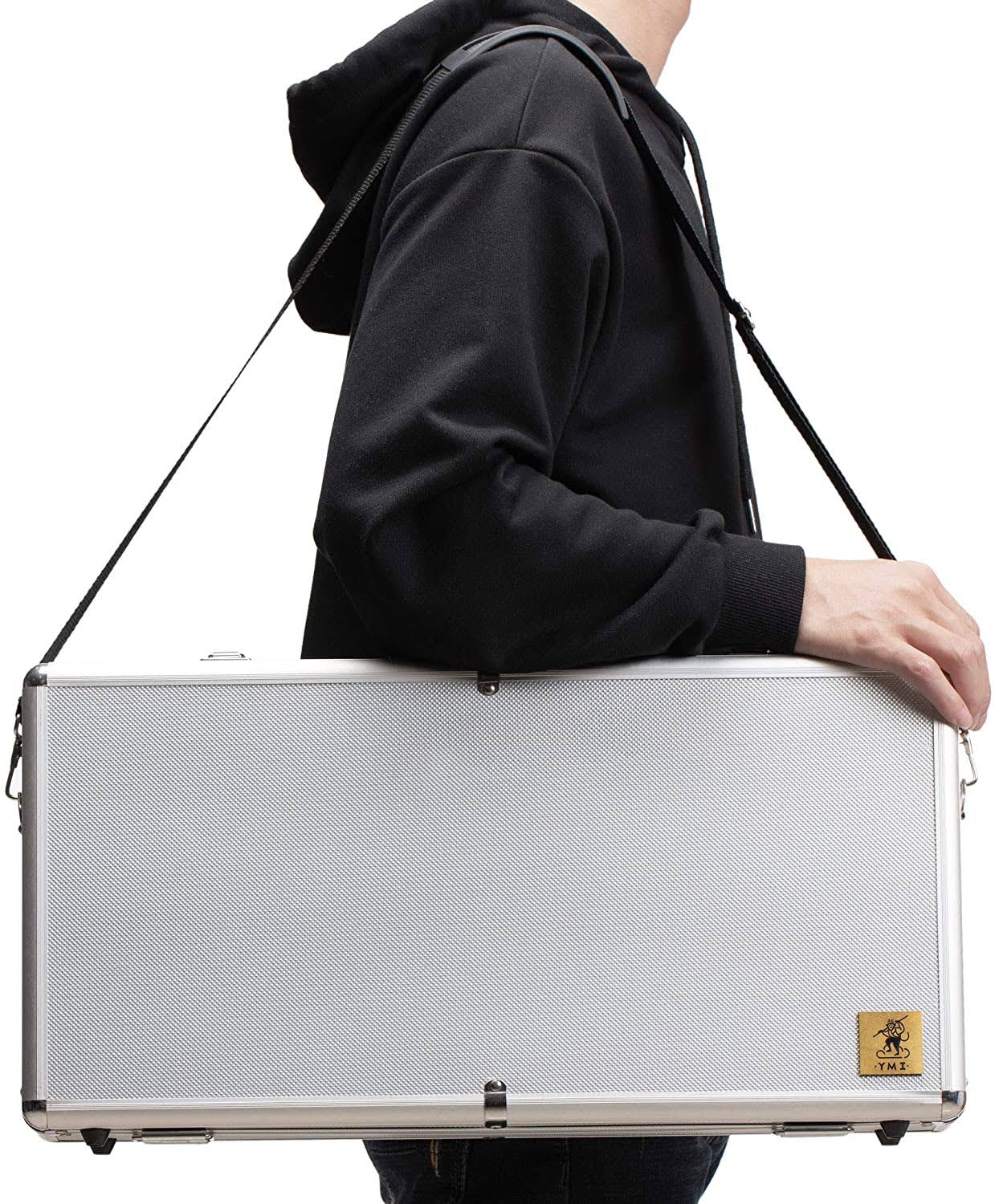 Aluminum Case with Shoulder Strap for Mahjong Set - Presidential