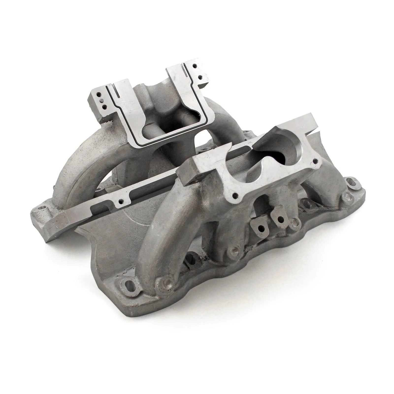 Ford 351W Windsor 3V (4V w/Tongues) Fusion High Rise Intake Manifold Satin