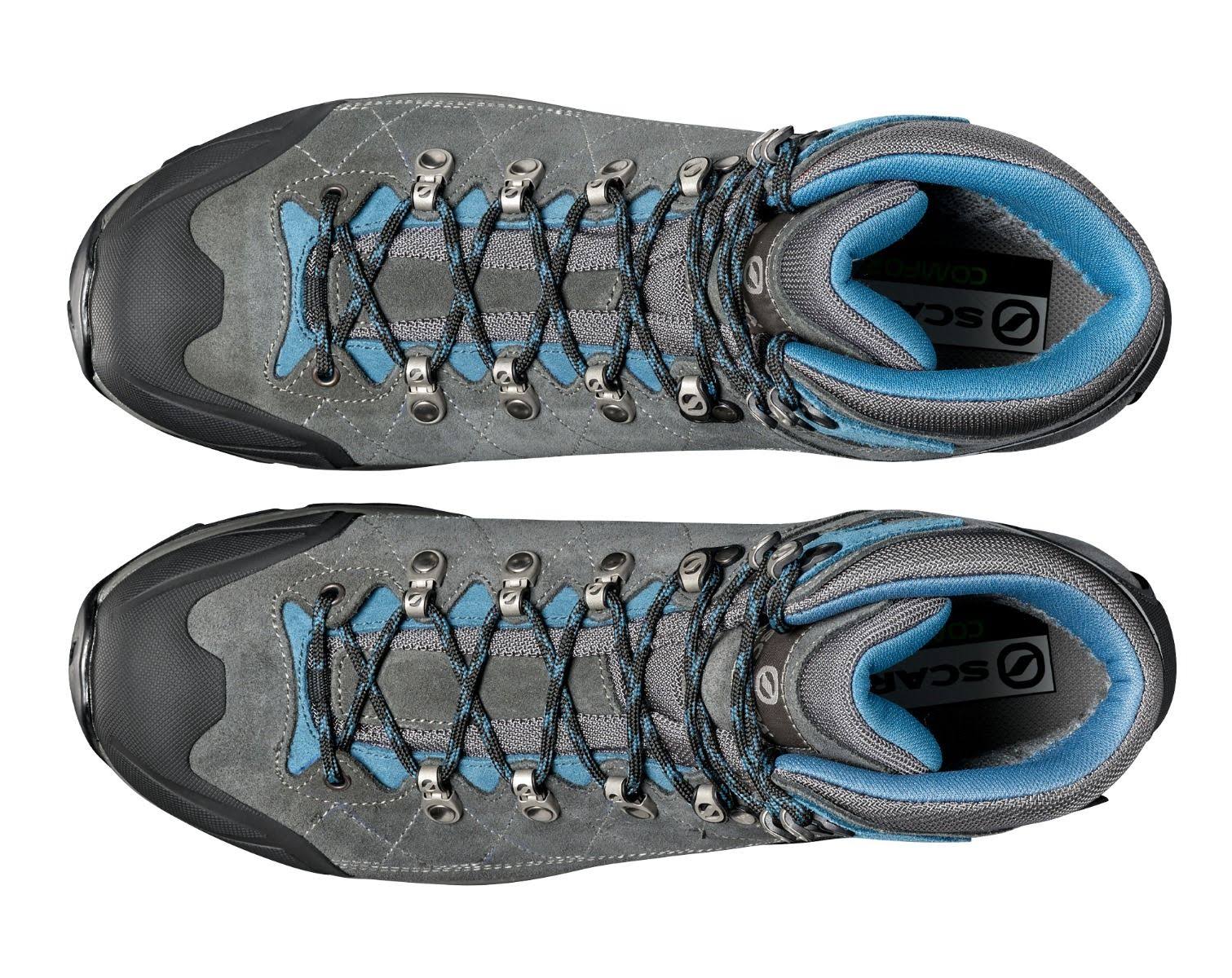 Scarpa Men&s Kailash Trek GTX, 45 / Shark Grey/Lake Blue