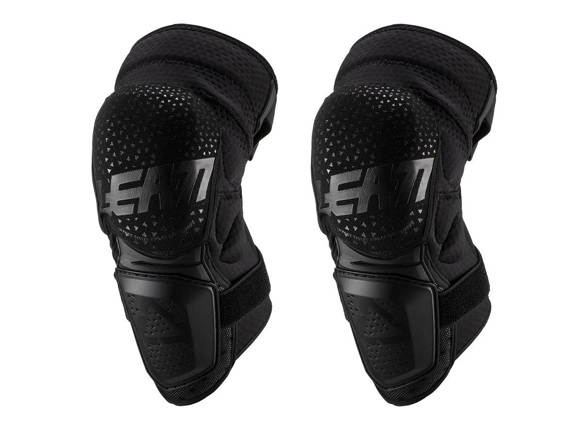 Leatt 3DF Hybrid Knee Guard White - Black Small/Medium