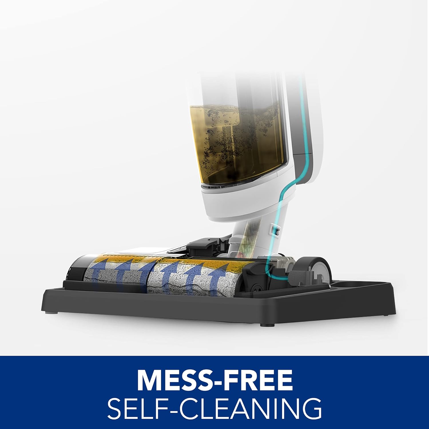 Tineco iFLOOR 3 Breeze Complete Wet Dry Vacuum Cordless Floor Cleaner and Mop One-Step Cleaning for Hard Floors