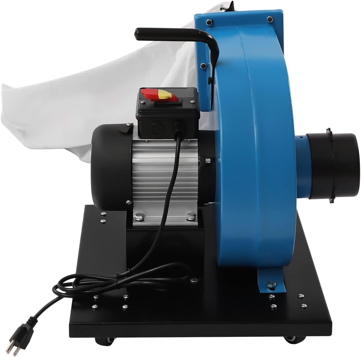 550 CFM Wheeled Jet Dust Collection, 1HP Dust Collector Central Machinery System, Dust Collectors for Woodworking, Protable 14.8-Gallon Bag Dust Collector