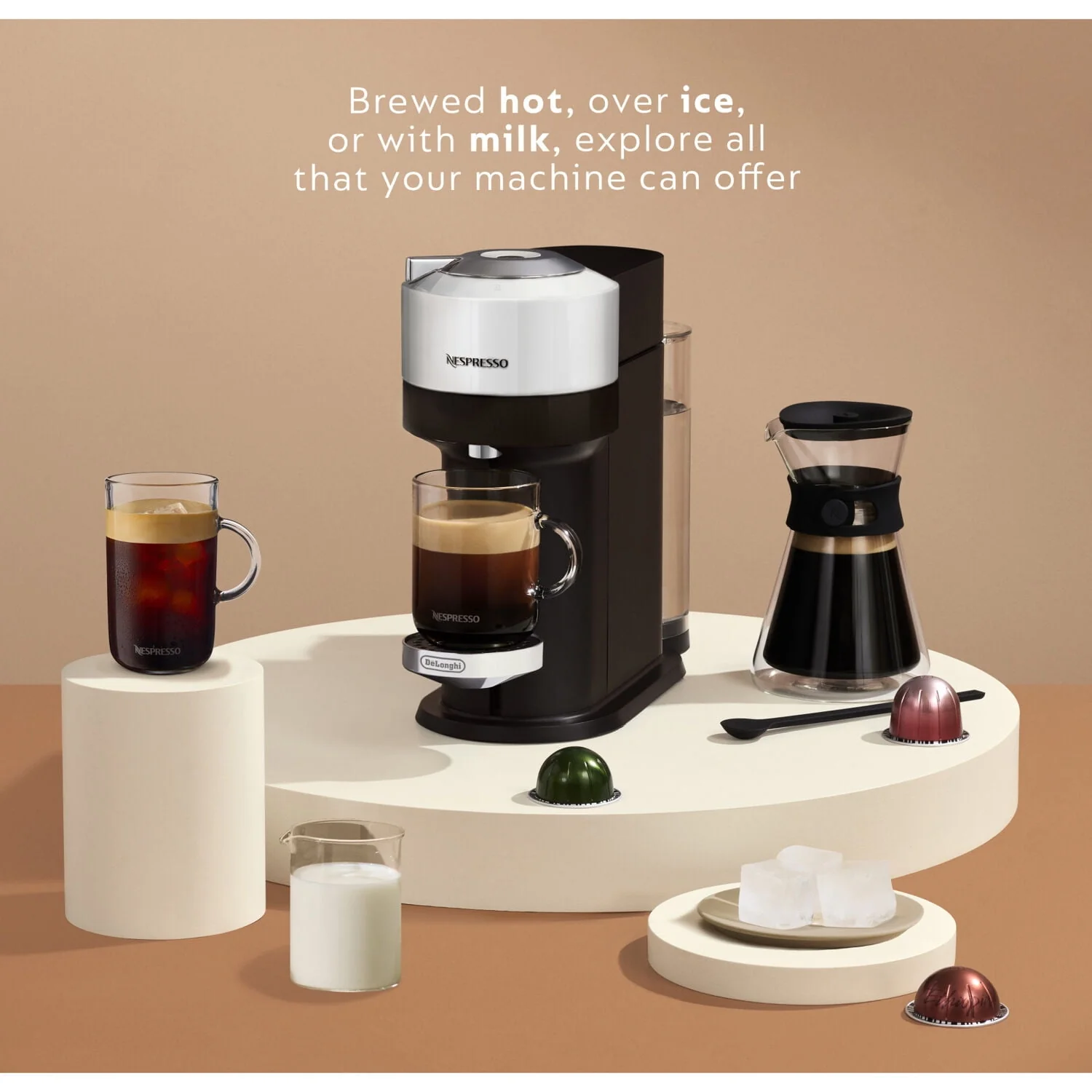 Nespresso Vertuo Next Coffee and Espresso Maker by DeLonghi, Dark Gray