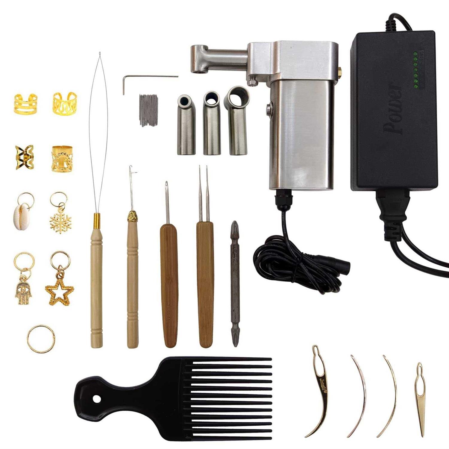 Dreadlocks Machine,dreadlock Machine Kit for Locs Electric Instant Portable Dreadlocks Machine loc Machine dreadlock maker Can Be Directly Work on - Shop Hardware Tools Online Store