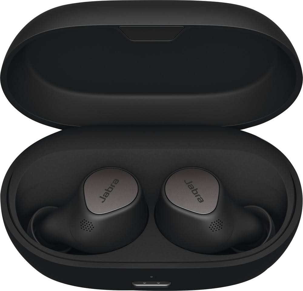 Jabra Elite 7 Pro - True wireless earphones with mic - in-ear - Bluetooth - active noise canceling - noise isolating - titanium