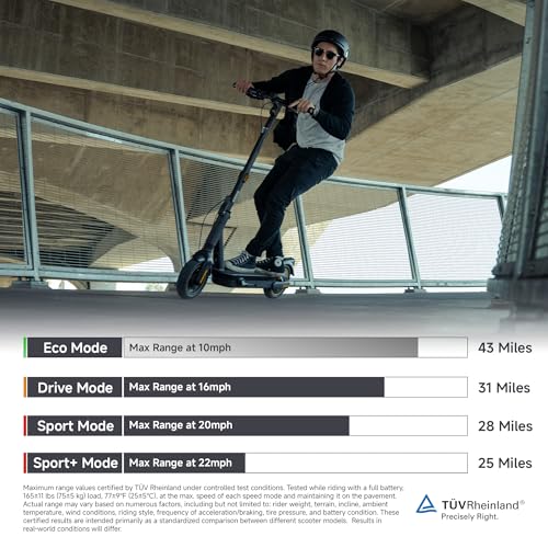 Segway Ninebot MAX Electric Kick Scooter w/Powerful Motor, Long Miles Range, 18.6 & 22mph Top Speed, Dual Suspension (MAX G2 Only), Scooter for Adults UL-2271 2272 Certified