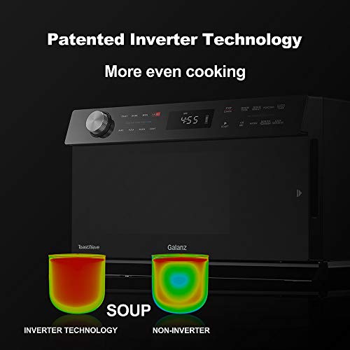 Galanz GTWHG12S1SA10 4-in-1 ToastWave with TotalFry 360, Convection, Microwave, Toaster Oven, Air Fryer