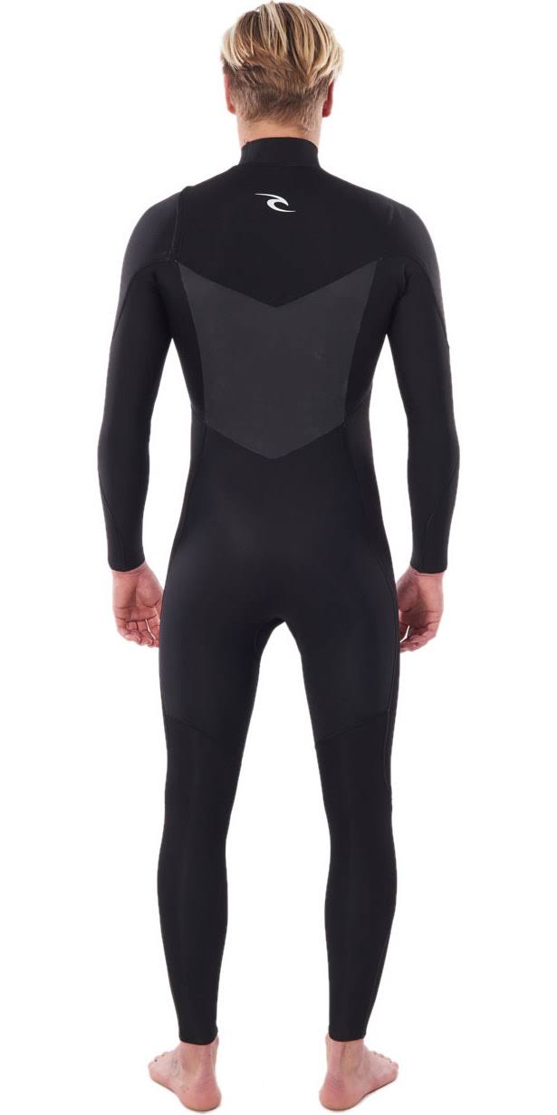 Rip Curl Dawn Patrol 4/3mm Chest Zip Mens Wetsuit - Black