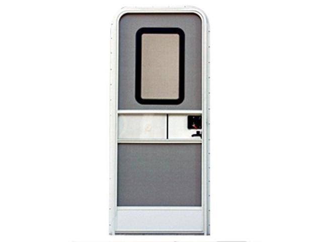 AP Products 015-217721 RV Square Entrance Door - 32 inch x 72 inch, Polar White