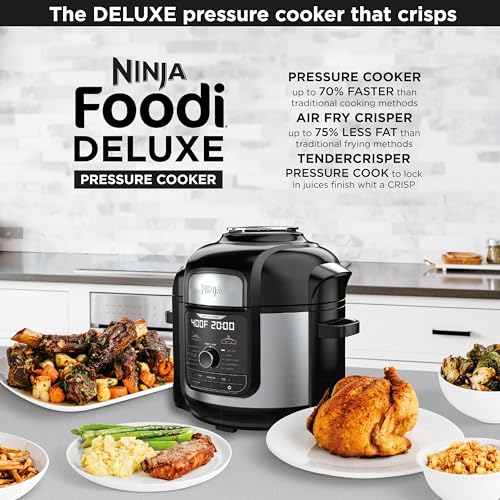 Ninja Foodi Pressure Cooker and Air Fryer with Nesting Broil Rack