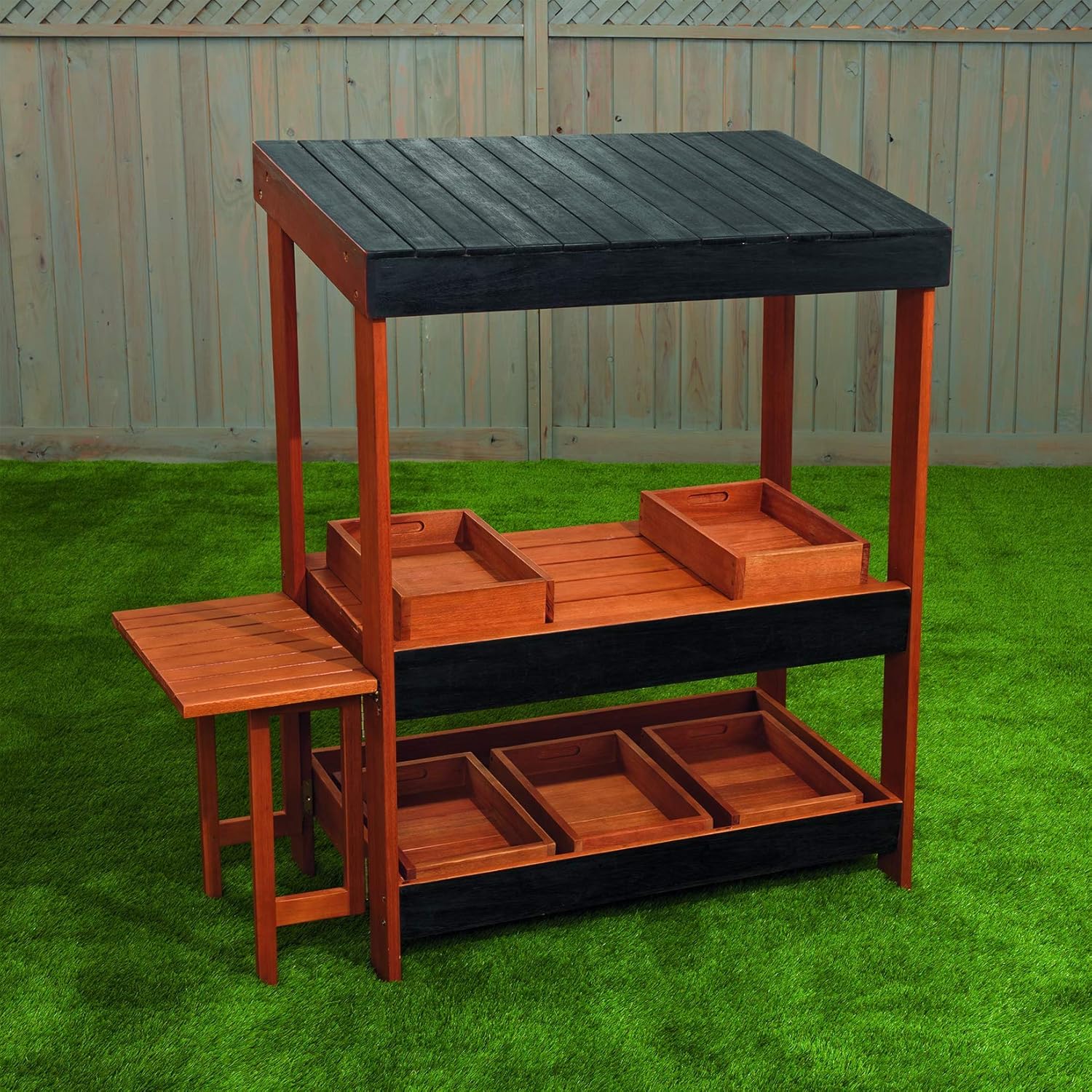 Wooden Farmers Market Stand for Outdoor and Indoor Play, Farmers Market, Play Market, Kids Market Stand, Kids Market, Farm Stand, Lemonade Stand, Grocery Store Pretend Play