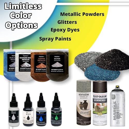 Stone Coat Countertops Epoxy Kit (1 Gal) – Heat Resistant, Food Safe Epoxy Resin, UV Resistance | DIY Craft Epoxy Resin Kit for Coating Kitchens, Bathrooms, Counters, Bar Table, Wood Slabs, and More!