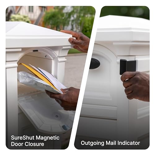 Step2 5005BL Atherton Reserve Storage Onyx Black Mailbox